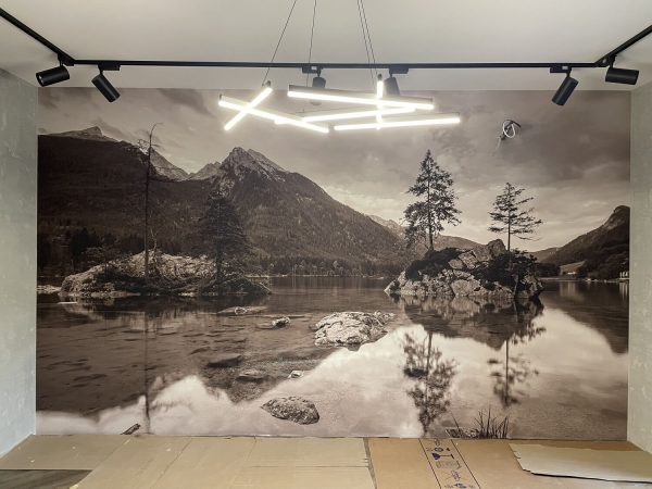 Фотошпалери Озеро та гори